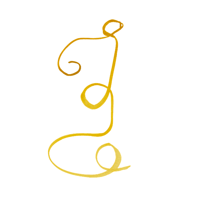 Free spiral squiggle doodle illustration