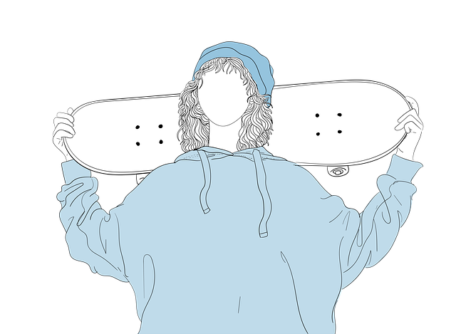 Free background skateboard street illustration