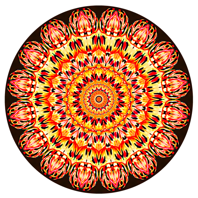 Download free HD stock image of Rosette Mandala Free rosette mandala circle illustration