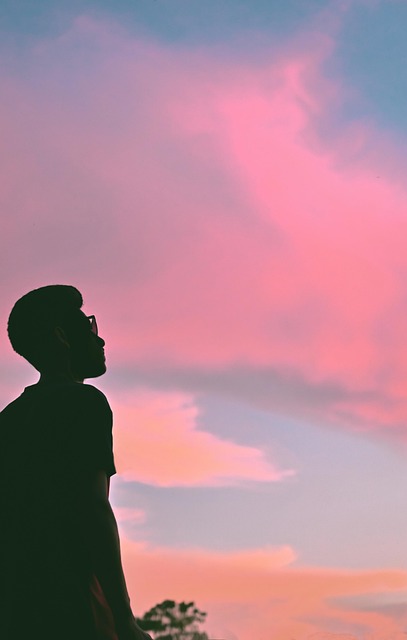 Free Sunset Man photo and picture
