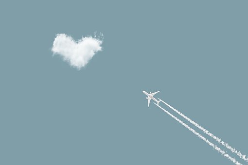 Sky, Elsker, Romantisk, Fly
