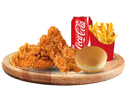 Free Broasted Chicken Menu illustration and picture