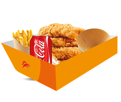 Free Chicken Strip Chicken With Cock illustration and picture