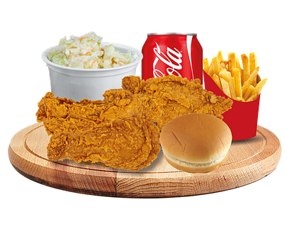 Free Fried Chicken Cola illustration and picture