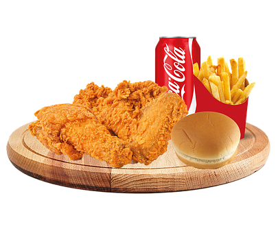 Free Fried Chicken Broasted Chicken illustration and picture