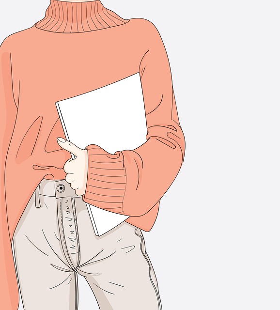 Free student woman back to school illustration