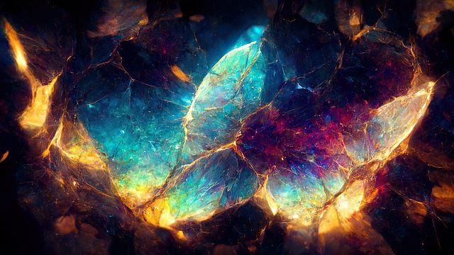 Free abstract galactic wallpaper illustration