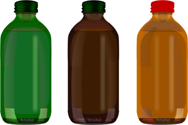 Glas, Flasche, Kosmetik, Wasser, Flüssig