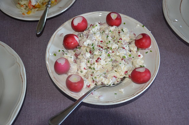 Free Cottage Cheese Radish photo and picture