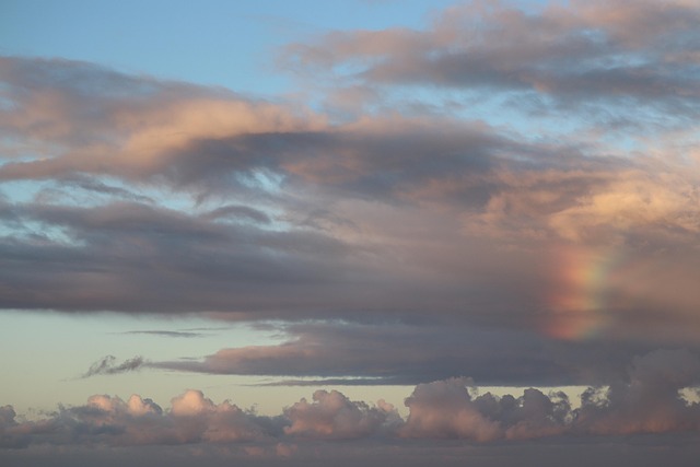 Free Clouds Rainbow photo and picture