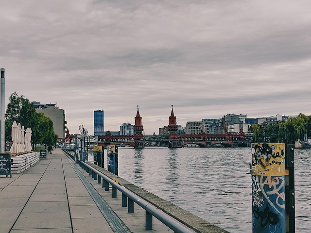 Berlin, Tyskland, Rejse, Bro, Vand