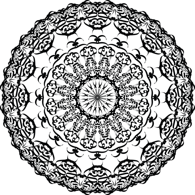 Free Rosette Mandala illustration and picture