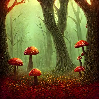 Free Mushrooms Autumn photo and picture