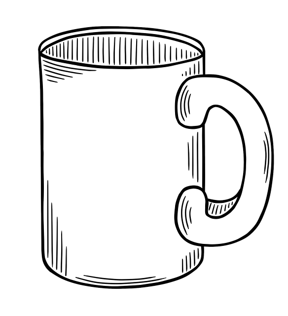 Free mug cup cooking illustration