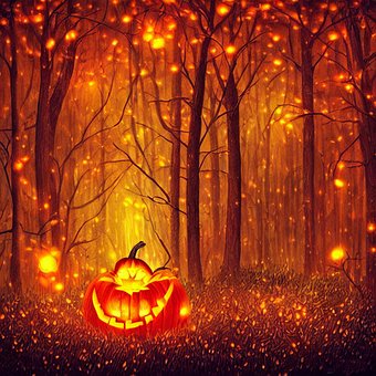 Free Halloween Jack O'Lantern illustration and picture