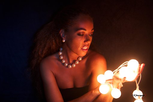 Luzes, Cara, Natural, Pérolas, Joalheria