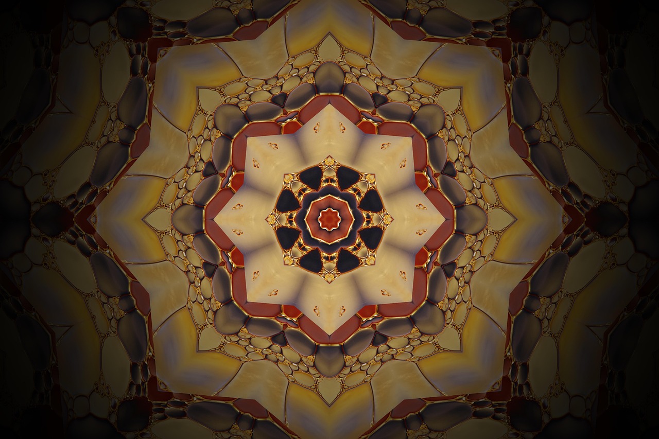 Download free HD stock image of Rosette Mandala Free rosette mandala art illustration