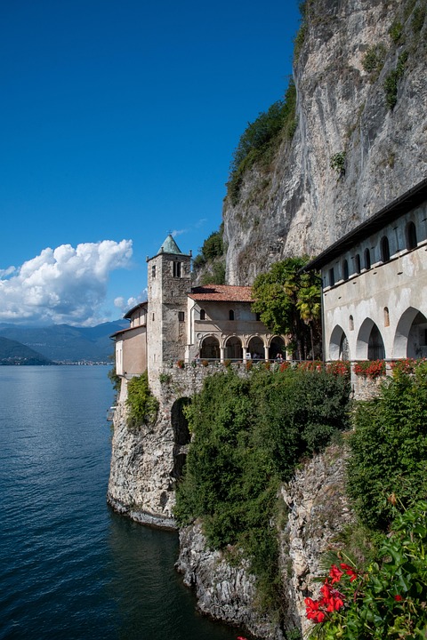 Santa Caterina Del Sasso Kloster Kostenloses Foto auf Pixabay