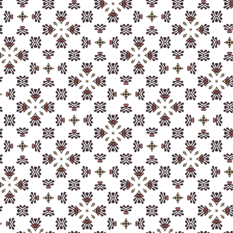 Blomstermønster, Udsmykket Mønster