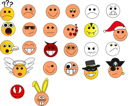 Smiley, Humørikoner, Følelser