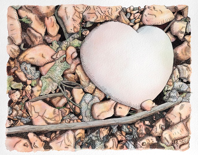 Download free HD stock image of Heart Heart Of Stone Free heart heart of stone stones illustration