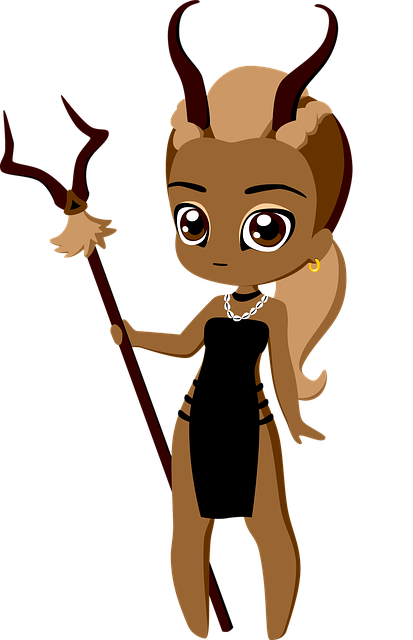 Free african woman fashion illustration