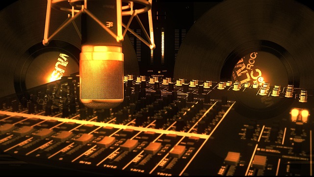 Mikrofon, Mixer, Vinyl, Musik, Retro