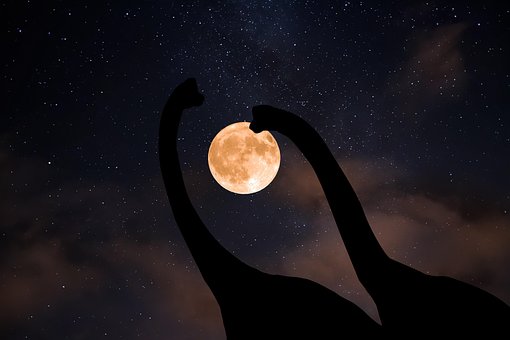 Amor De Dinosaurio, Luna, Dinosaurios