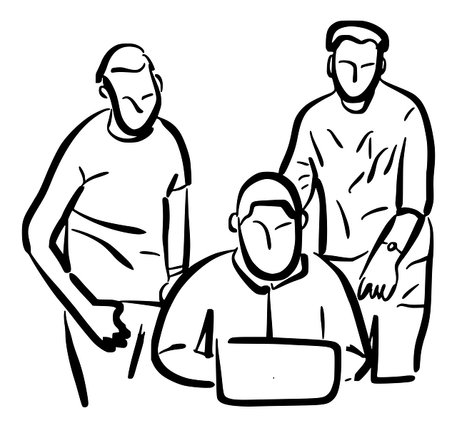 Free teamwork meeting colleagues vector