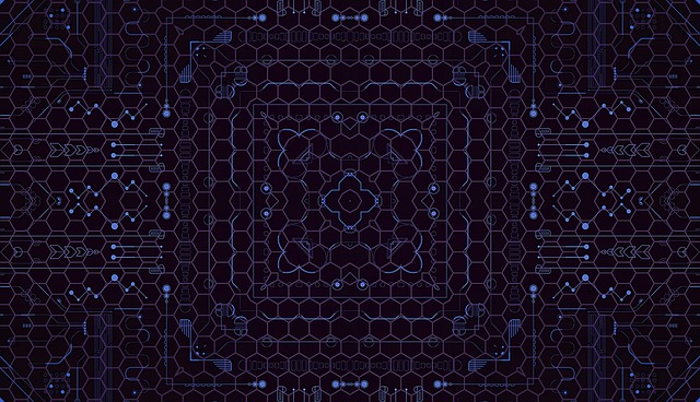 Download Geometric Art Digital Art Circuit Board Royalty-Free Stock ...