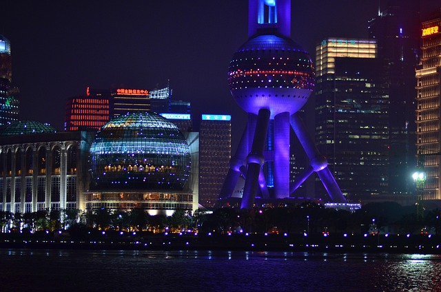 城市 夜晚 上海 - Pixabay上的免费照片