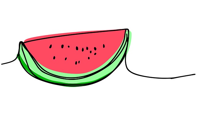 Free sweet fruit melon vector