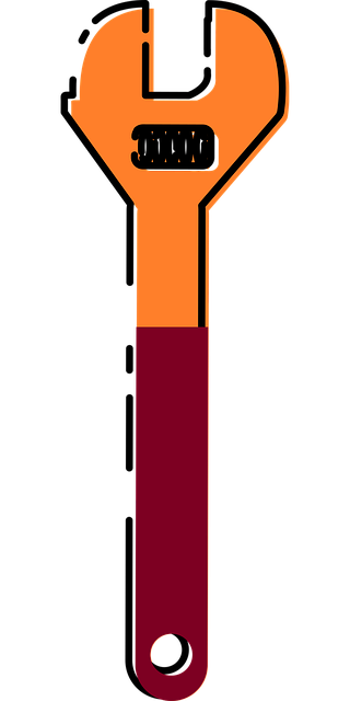 Free wrench repair tools vector