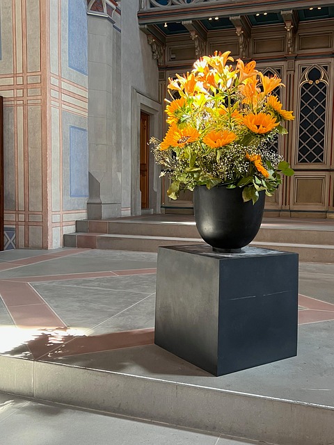 Kirkerum, Blomst, Lys, Belysning, Orange