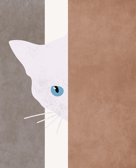 Free cat pet background illustration