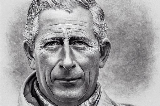 Free England King Charles illustration and picture