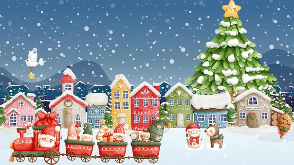 9+ Free Santa'S Village &amp; Christmas Illustrations - Pixabay