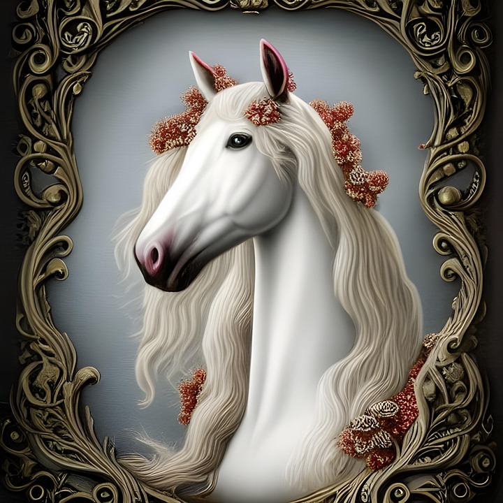 Download Horse, White Horse, White Stallion. Royalty-Free Stock ...