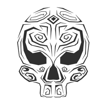 Free Skull Halloween illustration and picture