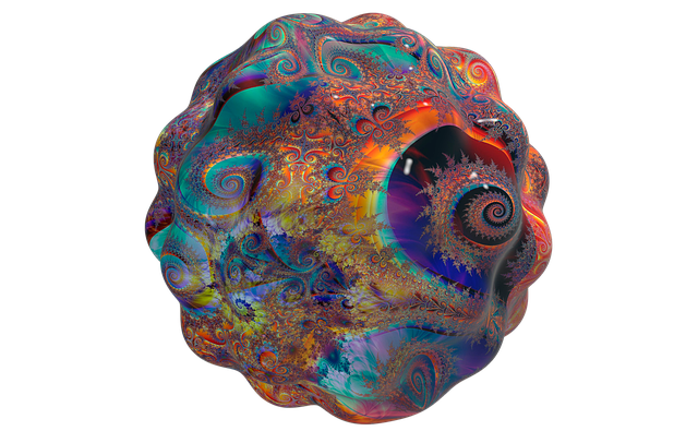 Free sphere stone fractal art sphere illustration