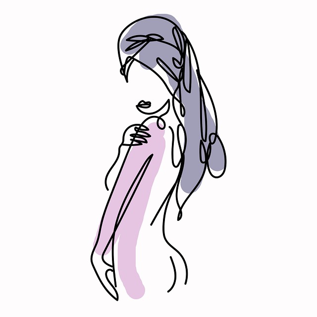Mujer, Cuerpo, Línea Arte, Sauna, Dama