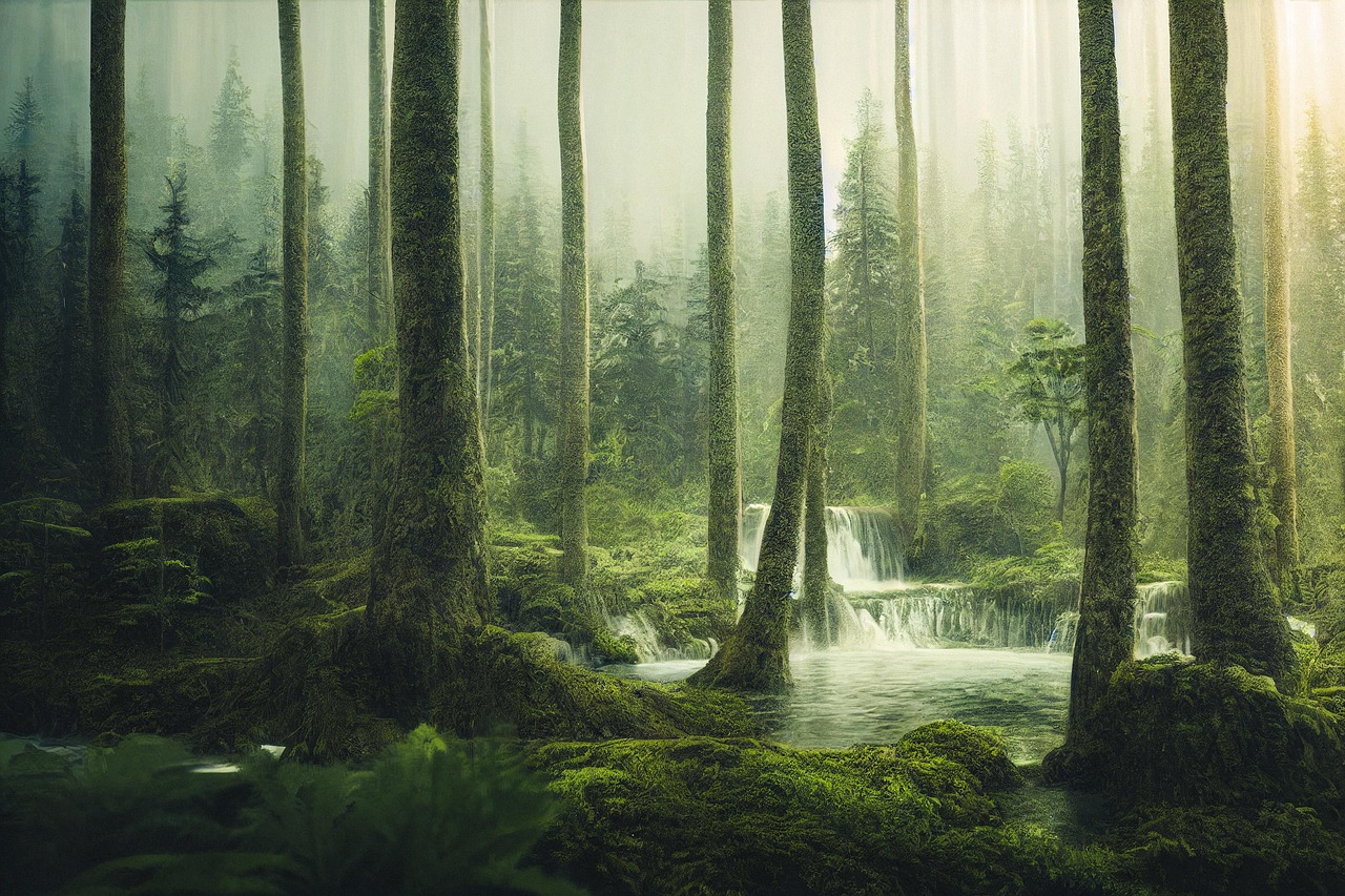Trees - free online jigsaw puzzle photo