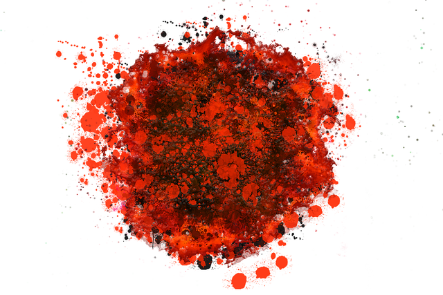Free embroidery blob colour illustration
