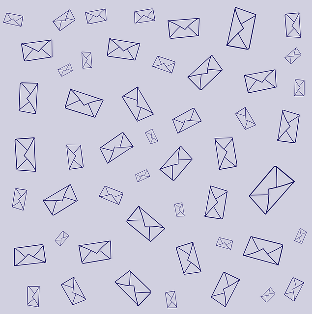 Free mail pattern beautiful wallpaper vector