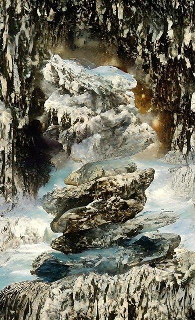 Free frost oscillate stones illustration
