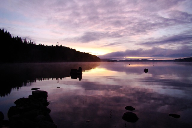 Free Campbell Lake Sunrise photo and picture