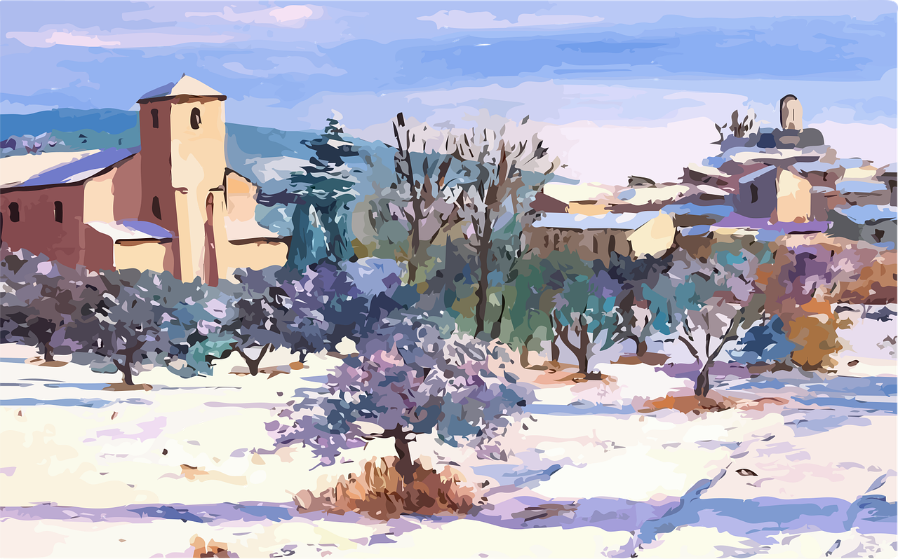 Download Snow, Winter, Country. Royalty-Free Vector Graphic - Pixabay