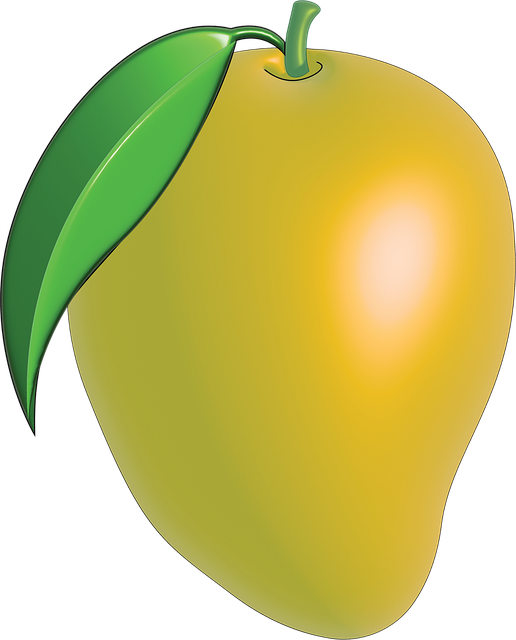 Mango, Aam, Ovocie, 3D, 3D Ovocie