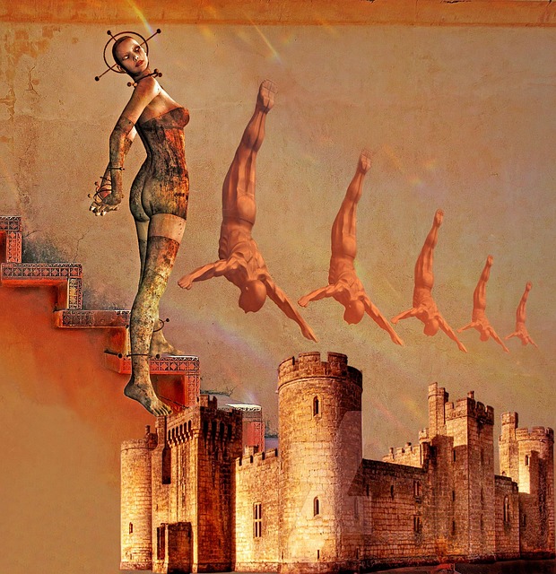Surrealismus, Fantasie, Frau, Porträt