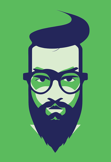 Free Man Beard vector and picture